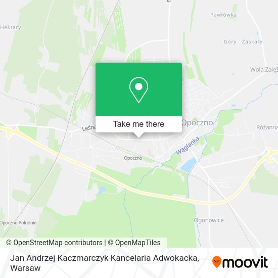 Jan Andrzej Kaczmarczyk Kancelaria Adwokacka map