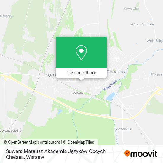 Suwara Mateusz Akademia Języków Obcych Chelsea map