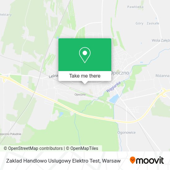 Zaklad Handlowo Uslugowy Elektro Test map