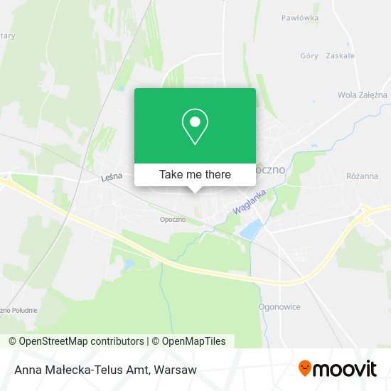 Anna Małecka-Telus Amt map