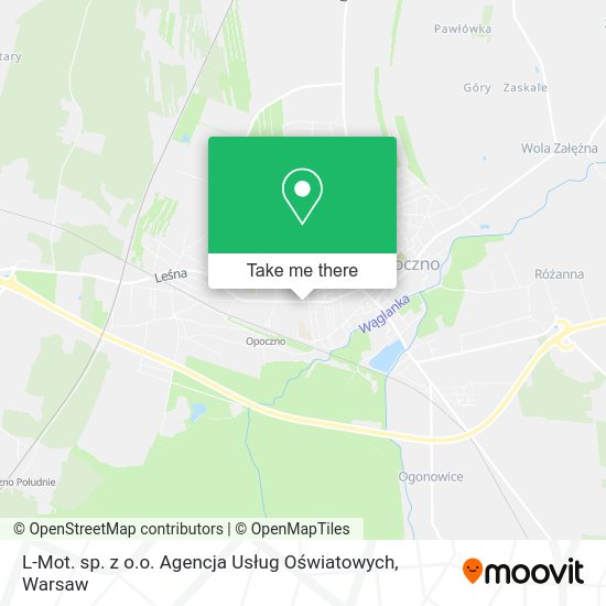 L-Mot. sp. z o.o. Agencja Usług Oświatowych map