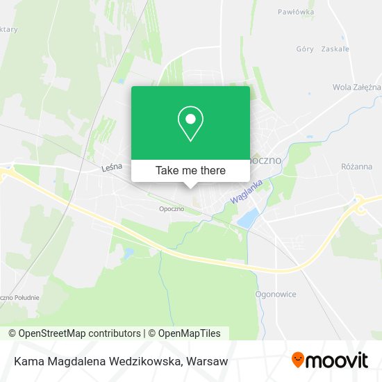 Kama Magdalena Wedzikowska map