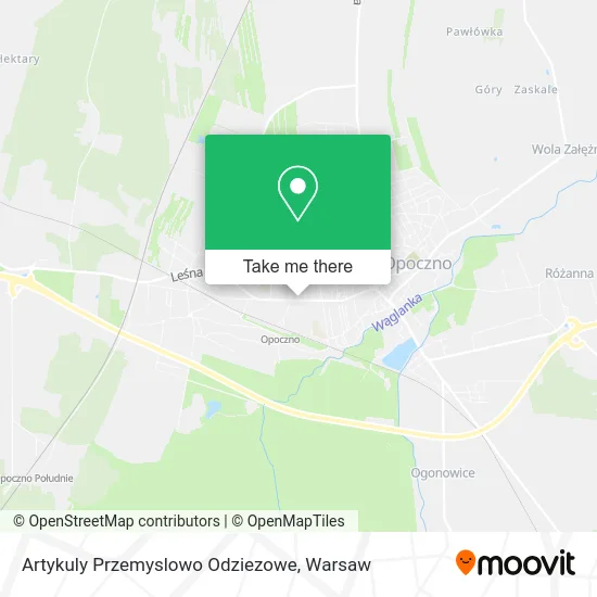 Artykuly Przemyslowo Odziezowe map