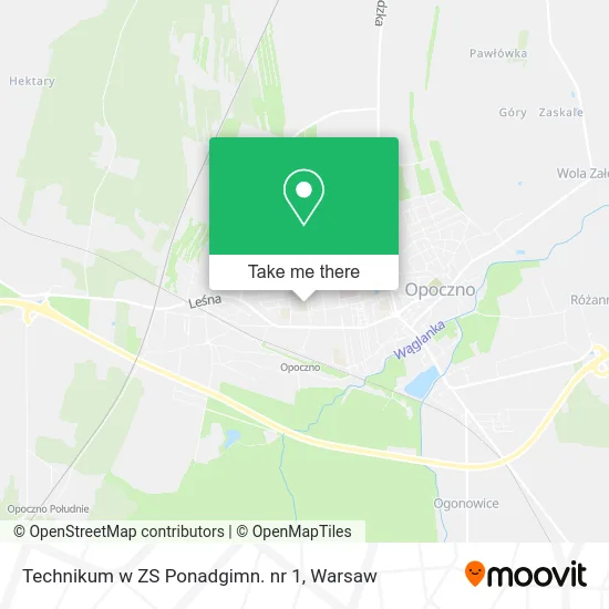 Карта Technikum w ZS Ponadgimn. nr 1