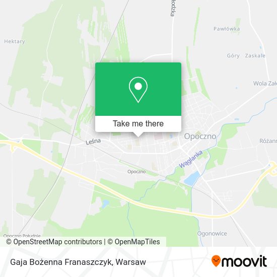 Gaja Bożenna Franaszczyk map