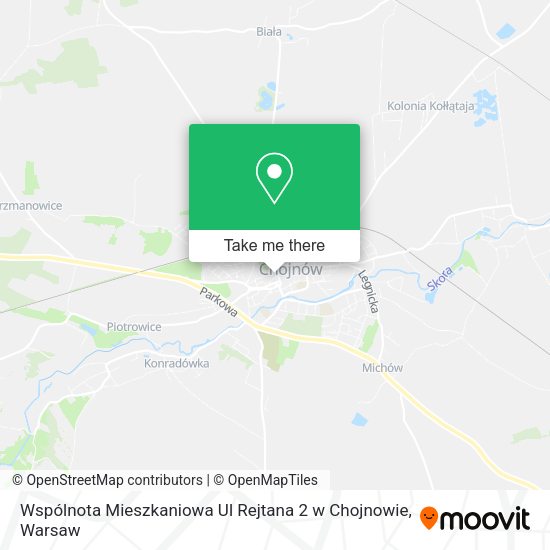 Wspólnota Mieszkaniowa Ul Rejtana 2 w Chojnowie map