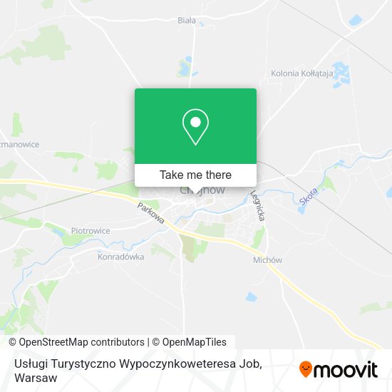 Usługi Turystyczno Wypoczynkoweteresa Job map