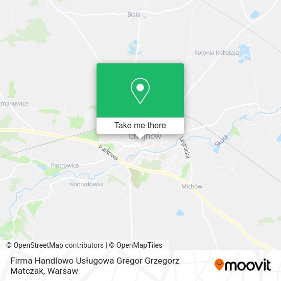 Firma Handlowo Usługowa Gregor Grzegorz Matczak map