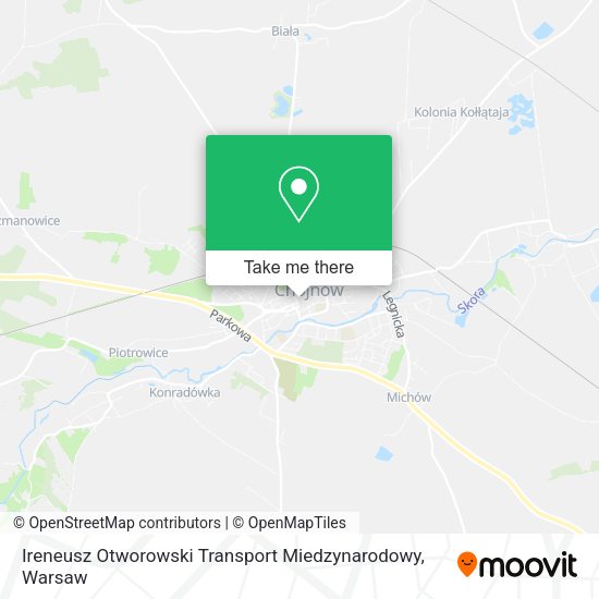 Ireneusz Otworowski Transport Miedzynarodowy map