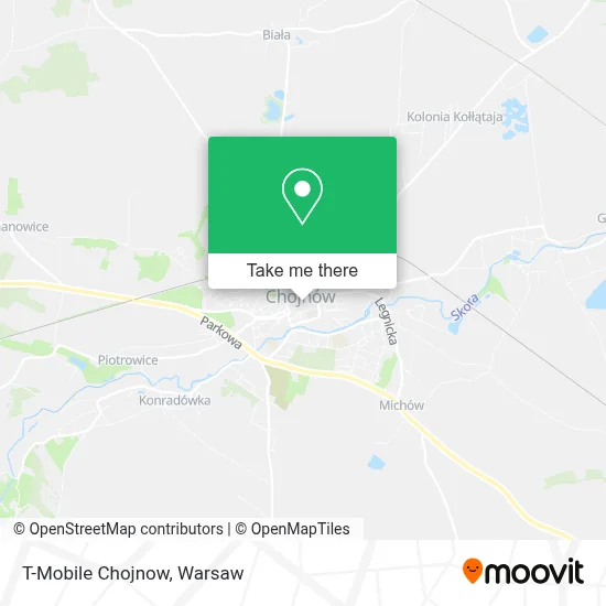 T-Mobile Chojnow map