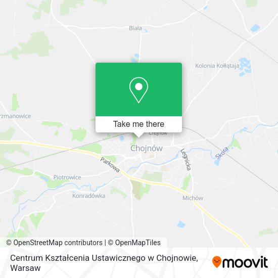 Centrum Kształcenia Ustawicznego w Chojnowie map