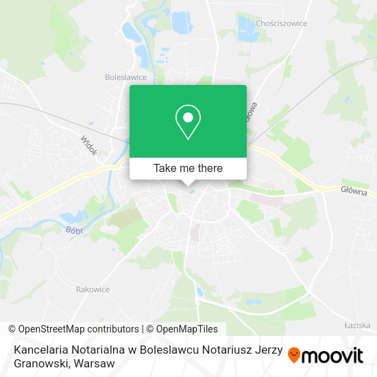 Kancelaria Notarialna w Boleslawcu Notariusz Jerzy Granowski map