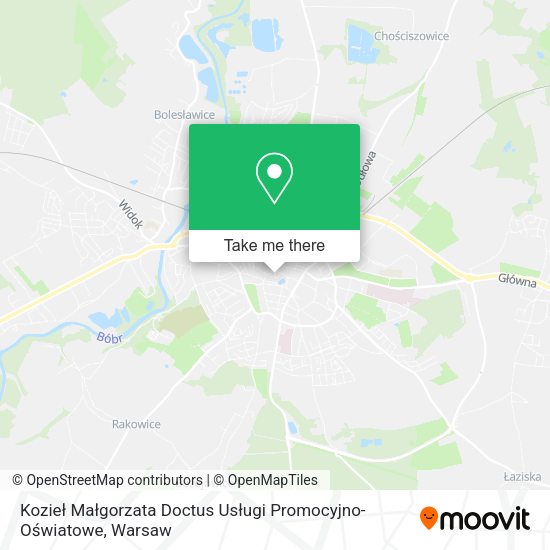 Kozieł Małgorzata Doctus Usługi Promocyjno-Oświatowe map