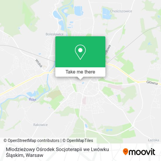 Młodzieżowy Ośrodek Socjoterapii we Lwówku Śląskim map