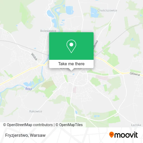 Карта Fryzjerstwo