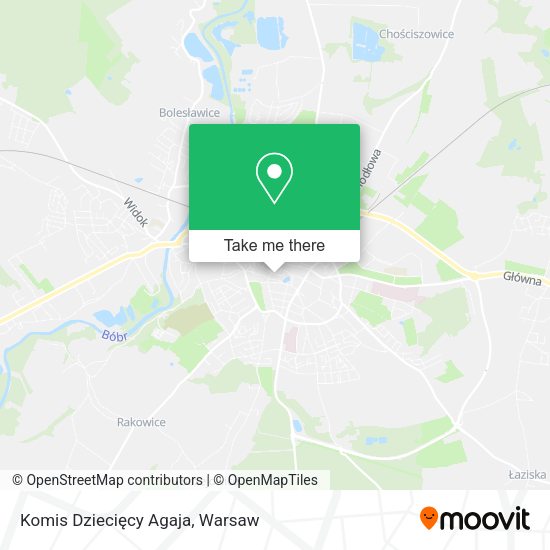 Komis Dziecięcy Agaja map