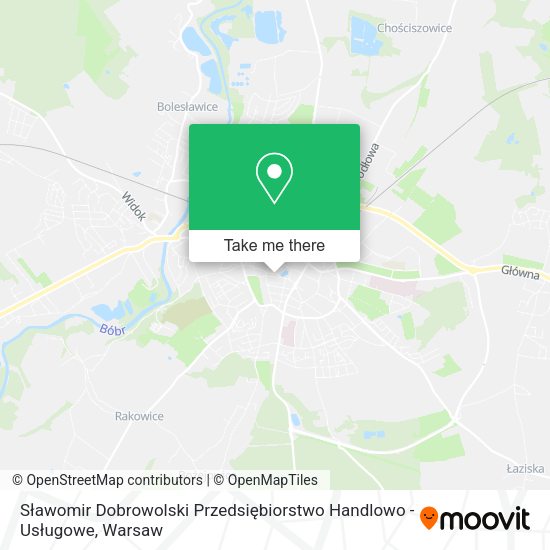 Sławomir Dobrowolski Przedsiębiorstwo Handlowo - Usługowe map