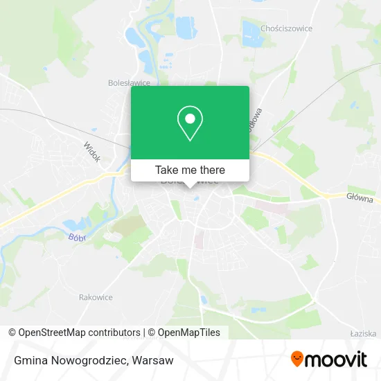 Карта Gmina Nowogrodziec