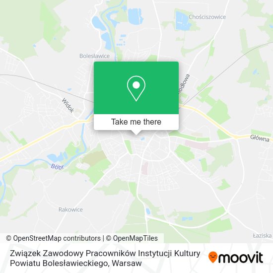 Związek Zawodowy Pracowników Instytucji Kultury Powiatu Bolesławieckiego map