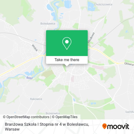 Branżowa Szkoła I Stopnia nr 4 w Bolesławcu map