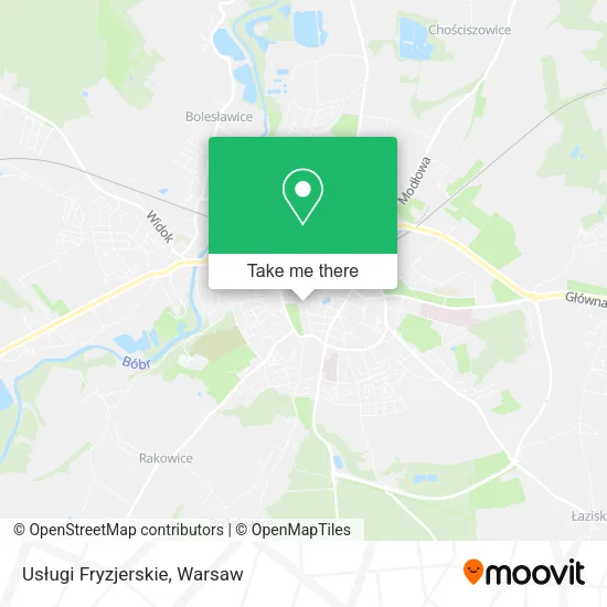 Карта Usługi Fryzjerskie