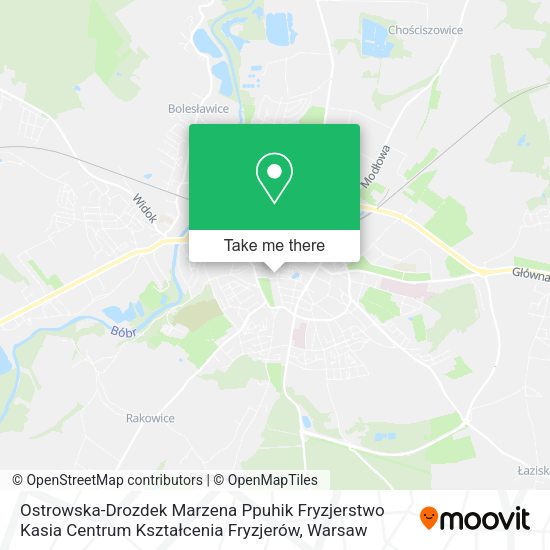 Ostrowska-Drozdek Marzena Ppuhik Fryzjerstwo Kasia Centrum Kształcenia Fryzjerów map