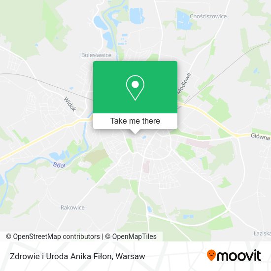 Zdrowie i Uroda Anika Fiłon map