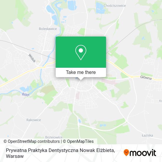 Prywatna Praktyka Dentystyczna Nowak Elżbieta map