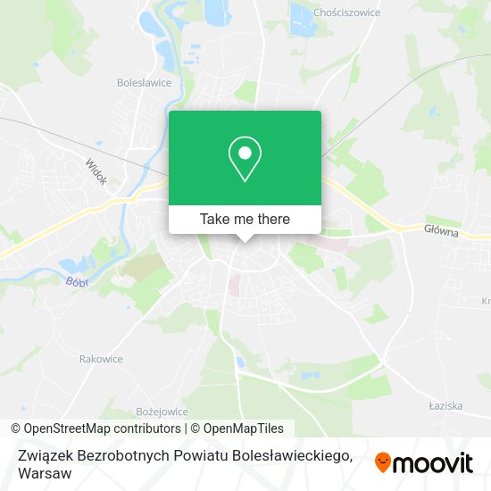 Związek Bezrobotnych Powiatu Bolesławieckiego map