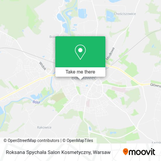 Карта Roksana Spychała Salon Kosmetyczny