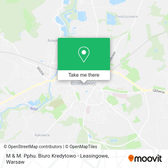 M & M. Pphu. Biuro Kredytowo - Leasingowe map