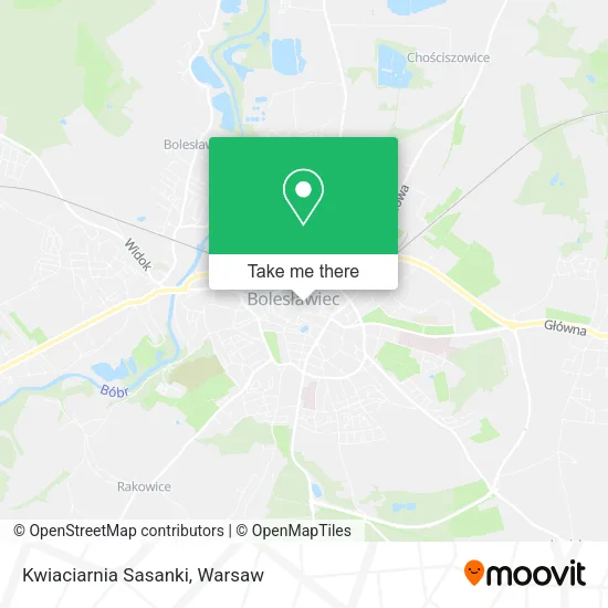 Карта Kwiaciarnia Sasanki