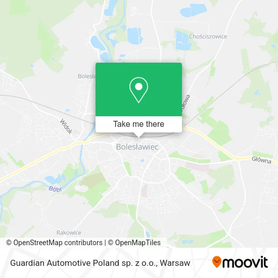 Карта Guardian Automotive Poland sp. z o.o.