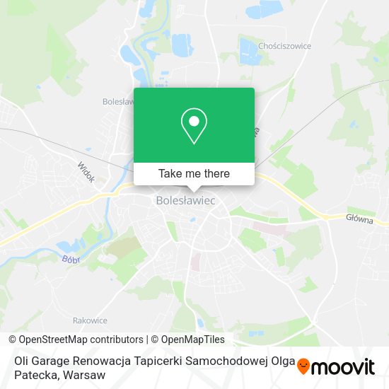 Oli Garage Renowacja Tapicerki Samochodowej Olga Patecka map