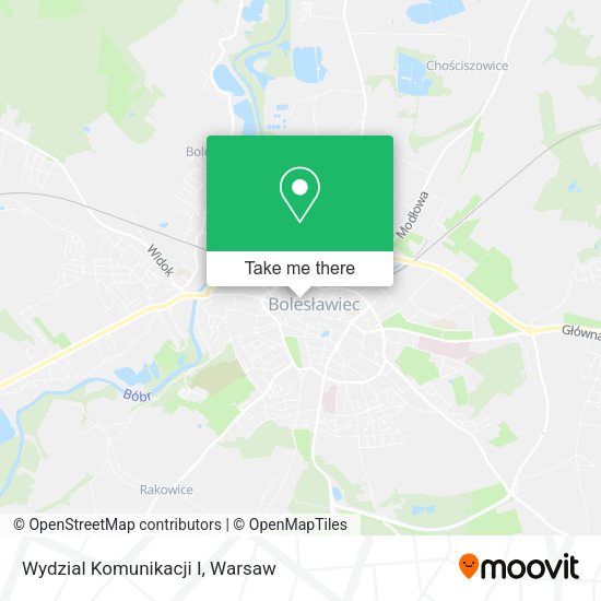 Wydzial Komunikacji I map