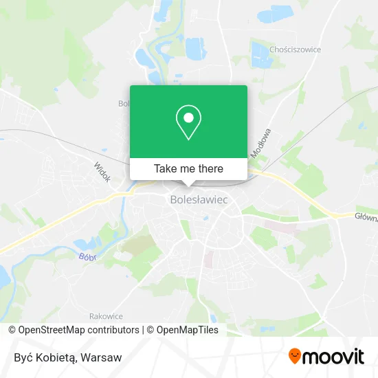Być Kobietą map