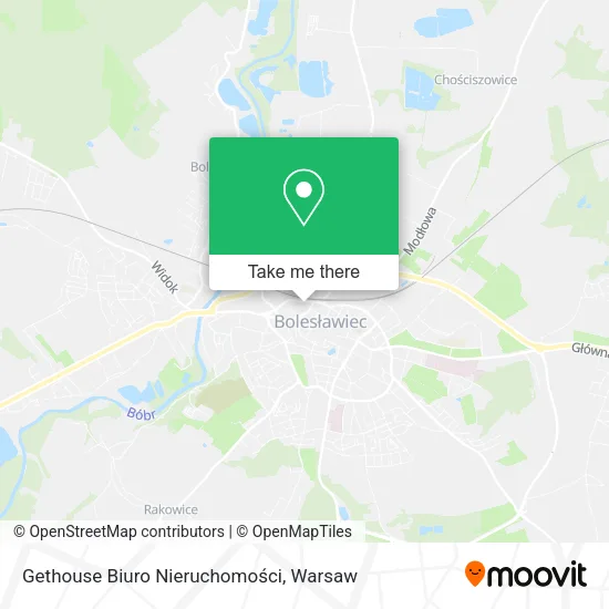 Gethouse Biuro Nieruchomości map