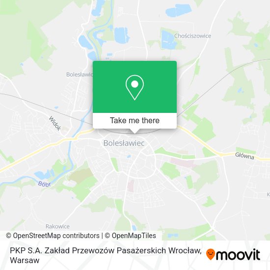 PKP S.A. Zakład Przewozów Pasażerskich Wrocław map