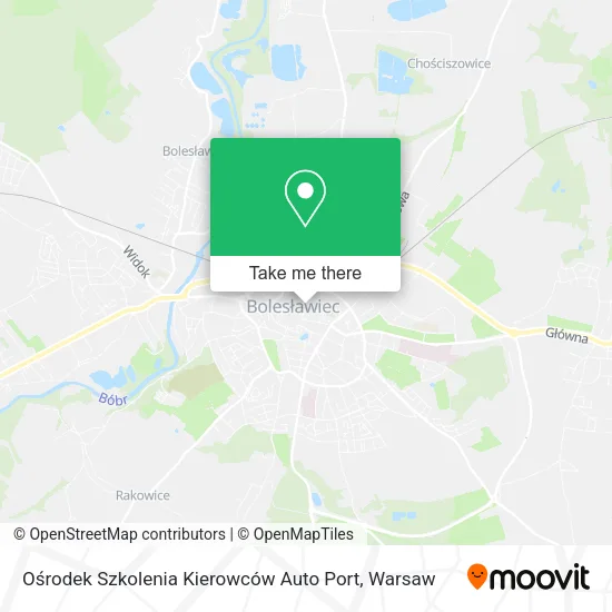 Карта Ośrodek Szkolenia Kierowców Auto Port