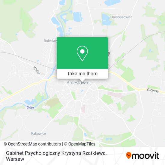 Gabinet Psychologiczny Krystyna Rzatkiewa map