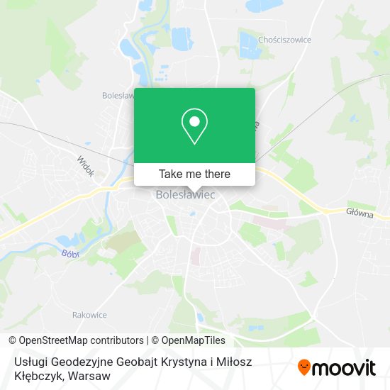 Usługi Geodezyjne Geobajt Krystyna i Miłosz Kłębczyk map