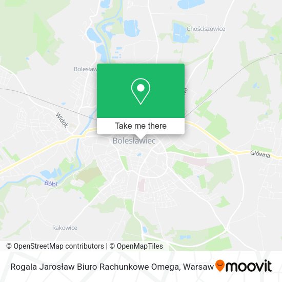 Rogala Jarosław Biuro Rachunkowe Omega map