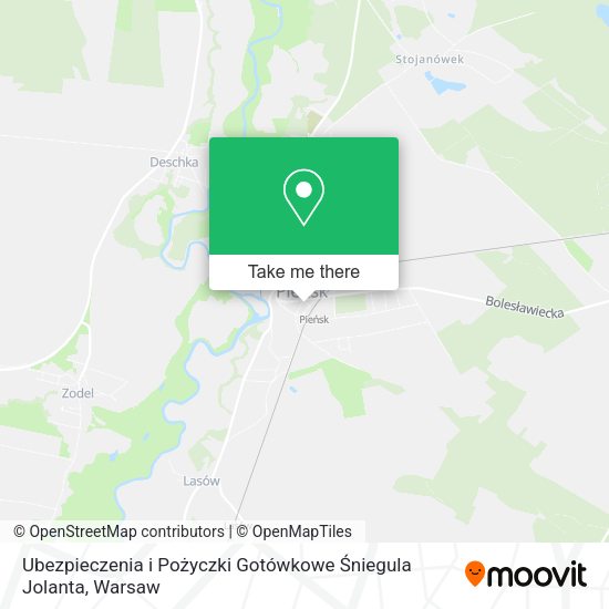 Ubezpieczenia i Pożyczki Gotówkowe Śniegula Jolanta map