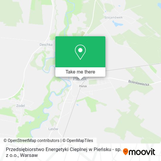 Przedsiębiorstwo Energetyki Cieplnej w Pieńsku - sp. z o.o. map