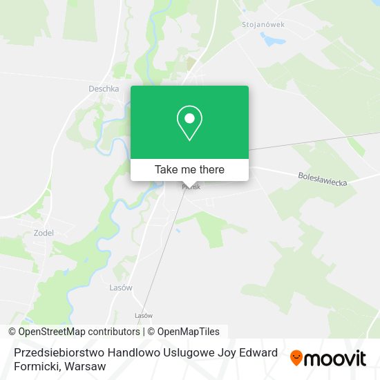 Przedsiebiorstwo Handlowo Uslugowe Joy Edward Formicki map