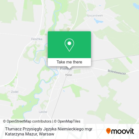 Tłumacz Przysięgły Języka Niemieckiego mgr Katarzyna Mazur map