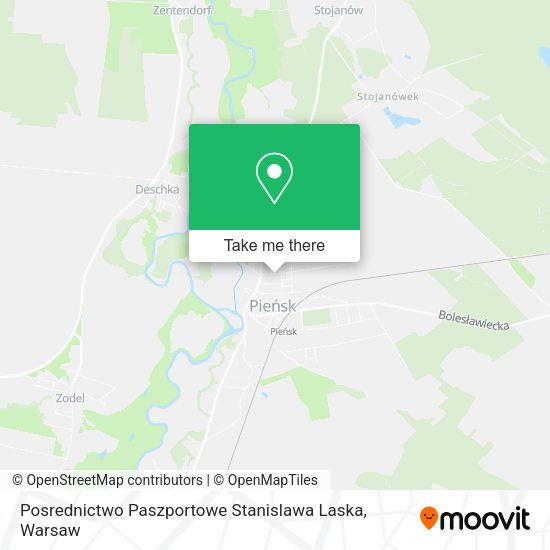 Карта Posrednictwo Paszportowe Stanislawa Laska