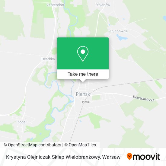 Krystyna Olejniczak Sklep Wielobranżowy map