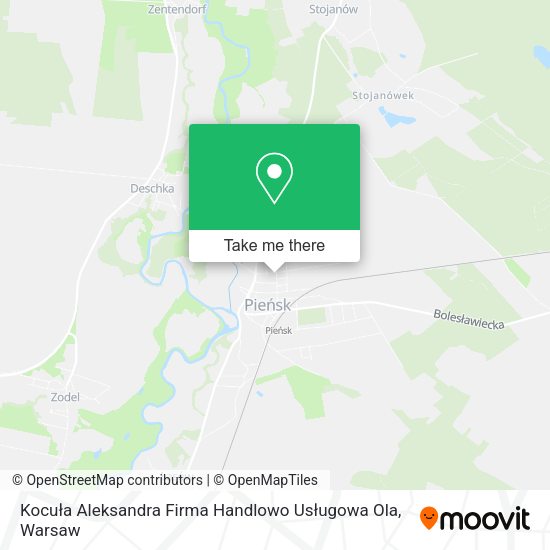 Kocuła Aleksandra Firma Handlowo Usługowa Ola map