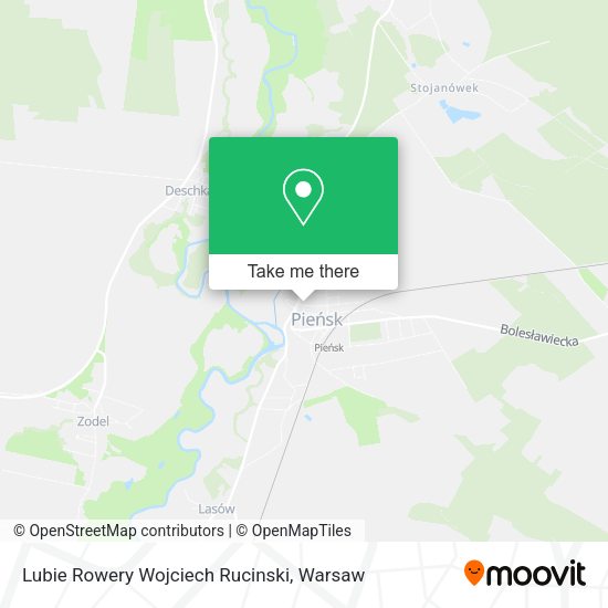 Lubie Rowery Wojciech Rucinski map